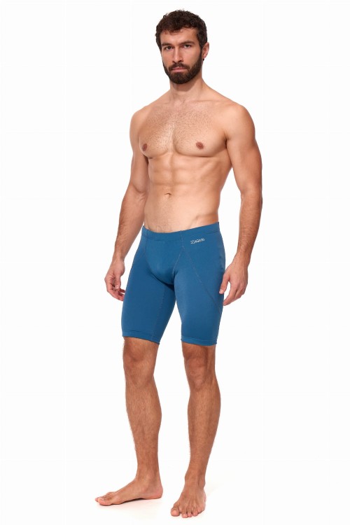 Kąpielówki męskie spodenki pływackie jammer 2401 kolor ciemnoniebieski